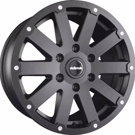 17" Delta 4x4 Hanma Black Matt 5x130