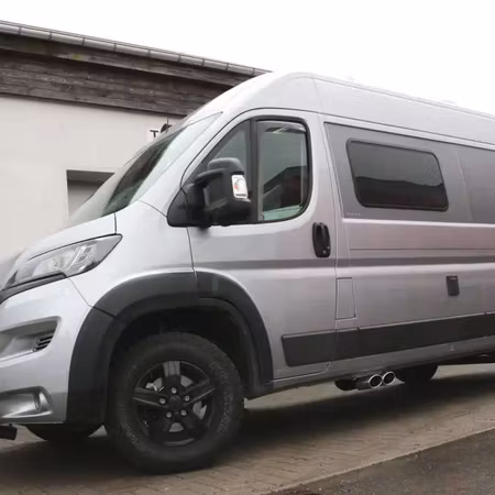 Dubbla avgasrör 103-131kw Delta 4x4 (Fordon med mittljuddämpare)