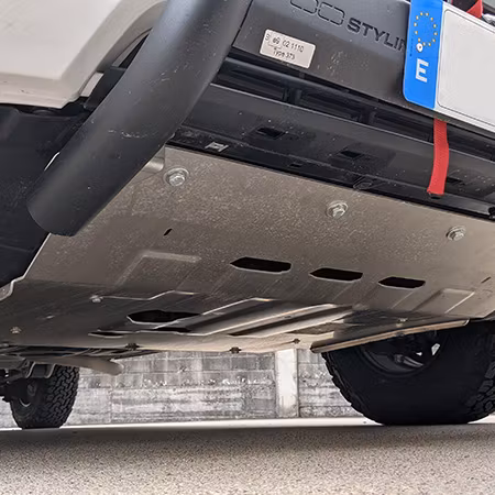 Underkörningsskydd motor & växellåda 4mm aluminium (Sheriff)