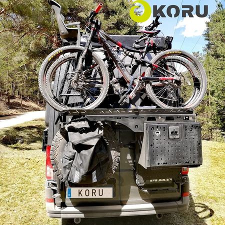 Fast cykelhållare för två cyklar (Koru Solutions)