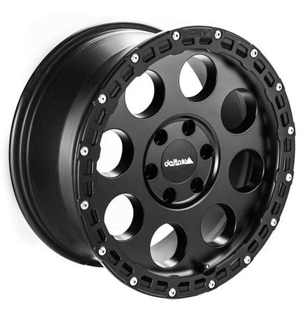 18" Delta 4x4 KLASSIK B Rugged Black Matt 6x130 ET45