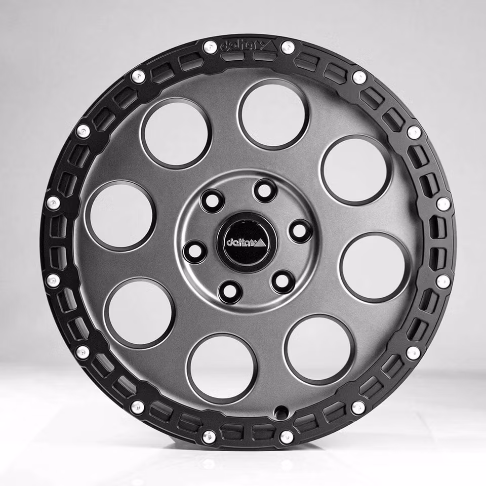18" Delta 4x4 KLASSIK B Rugged Gunmetal 6x130 ET45
