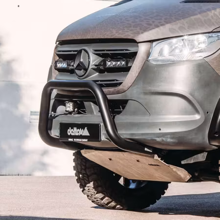 Frontbåge Svart 70mm (Delta 4x4)