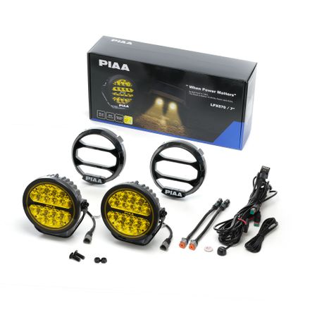 PIAA LPX570 7" Yellow Driving Light Kit