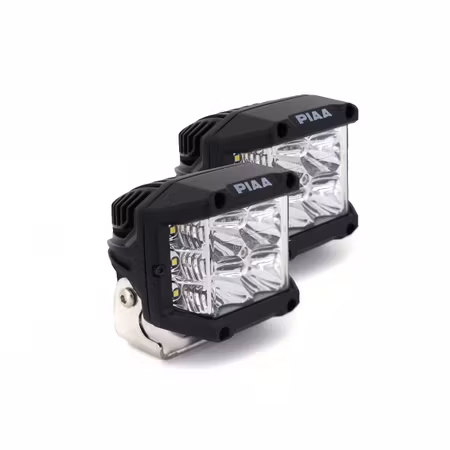 PIAA 4″ 5600K 24W Quad Edge LED Cube Wide Driving Lights Kit (ECE)