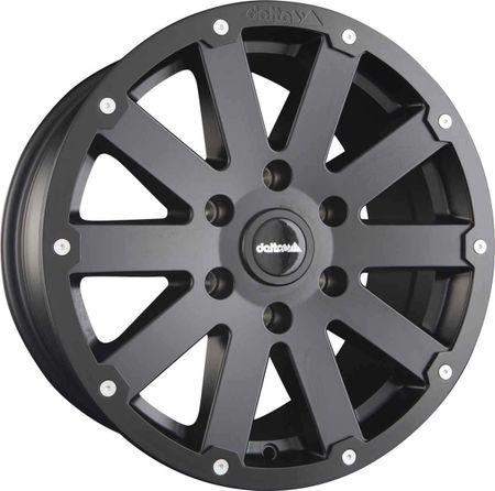 17" Delta 4x4 Hanma Black Matt 5x120 ET40