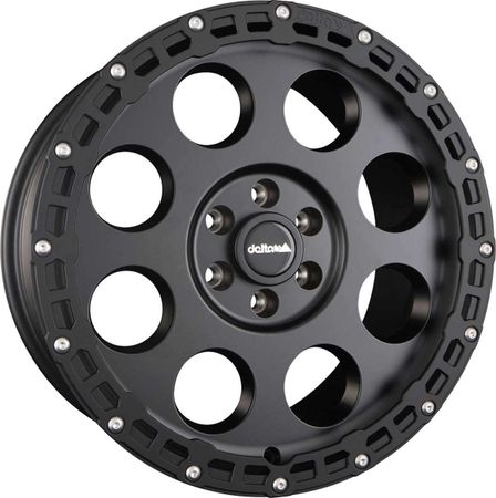 18" DELTA 4x4 KLASSIK B Rugged Black Matt 5x120 ET40