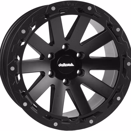 18" Delta 4x4 Hanma Rugged Matt Black 5x120 ET25