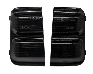 LED spegelblinkers dynamiska Fiat Ducato svart/rök (Litec Innovations)