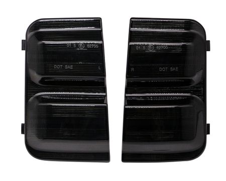 LED spegelblinkers dynamiska Fiat Ducato svart/rök (Litec Innovations)