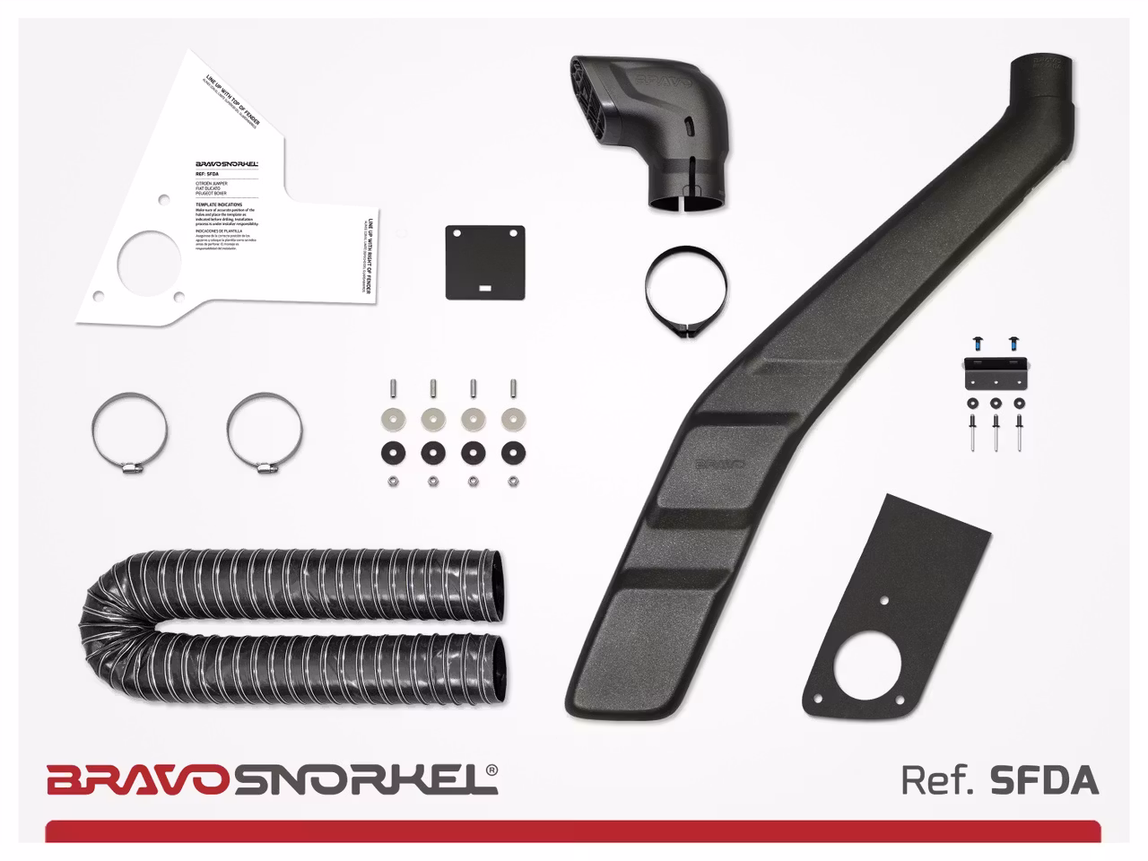 Snorkel passar till Fiat Ducato från 2006> (Bravo)