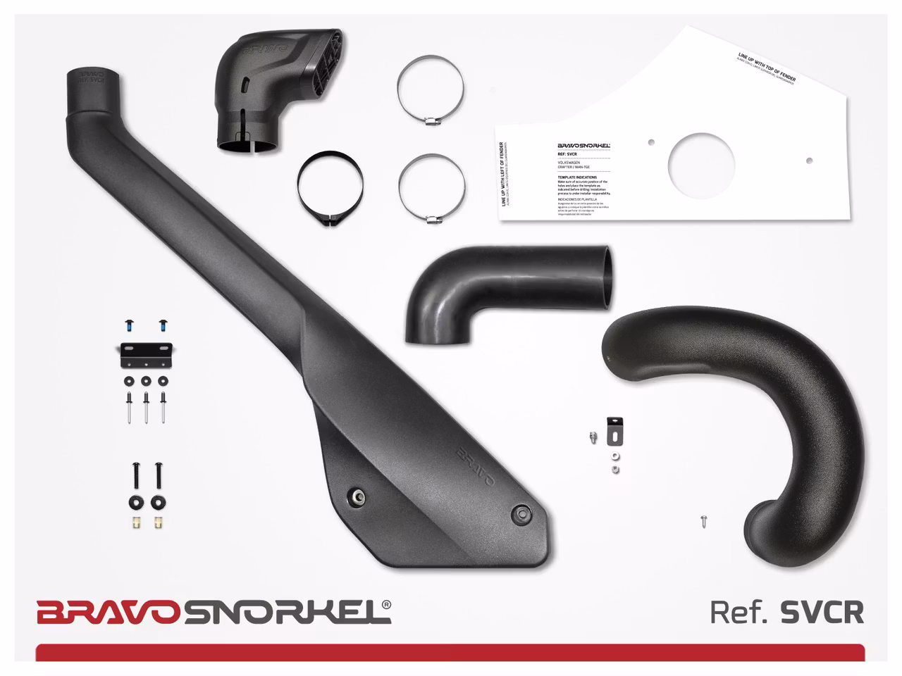 Snorkel passar till VW Crafter från 2017 och MAN TGE (Bravo)