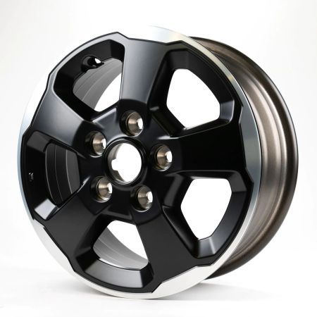 Alufälg svart/silver 15" Light chassi 5x118