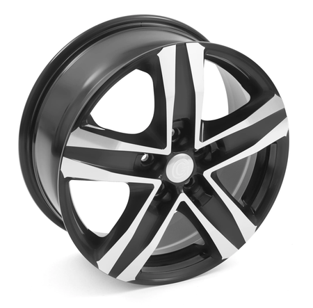 Alufälg mattsvart/silver 18" Heavy chassi 5x130