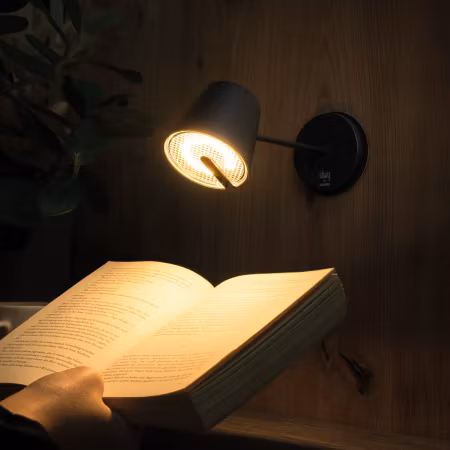 Magnetisk LED-lampa PORTOFINO – 1 st + 1 nano-gel bordsunderlägg (Silwy)