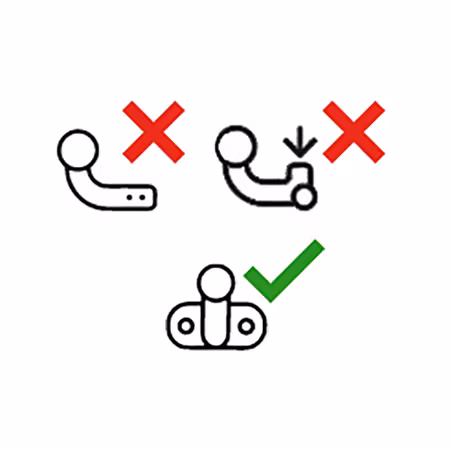 Van-Swing svängbar arm för cykelhållare VW Crafter / MAN TGE (Vänster)