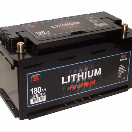 SBL 180Ah Lithium "under seat" Bluethooth och värme L5