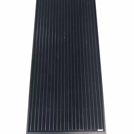 Solpanel 180W Svart med spoilerfäste