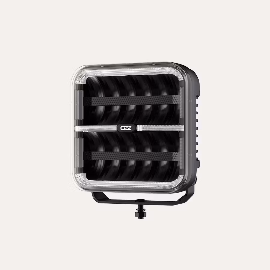 OZZ SQR LED extraljus 9" Svart