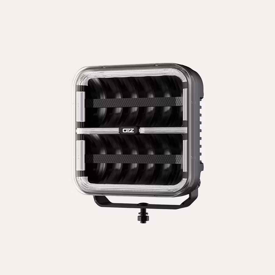 OZZ SQR LED extraljus 9" Svart