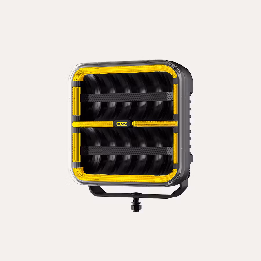 OZZ SQR LED extraljus 9" Svart