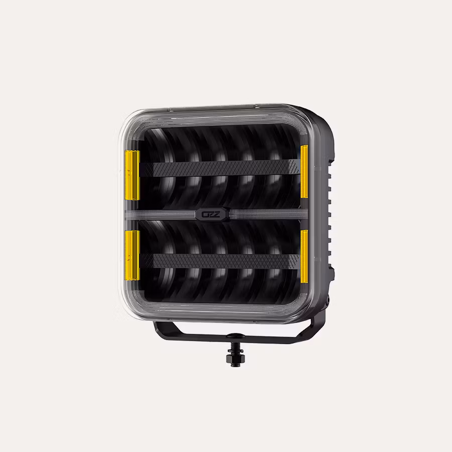 OZZ SQR LED extraljus 9" Svart