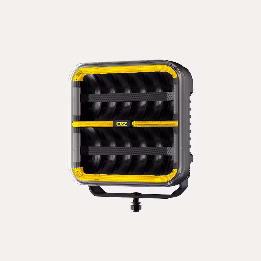 OZZ SQR LED extraljus 9" Svart