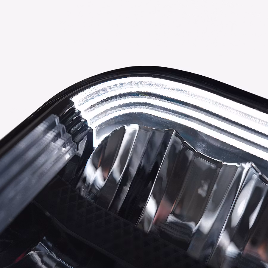 OZZ SQR LED extraljus 9" Svart