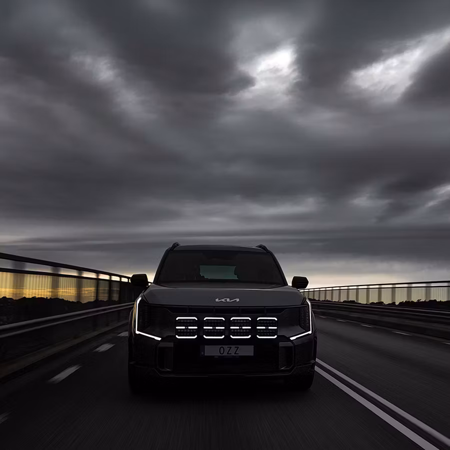 OZZ SQR LED extraljus 9" Svart