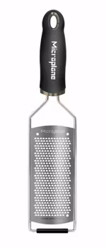 Microplane Gourmet Fint riv järn, Svart Softgrip