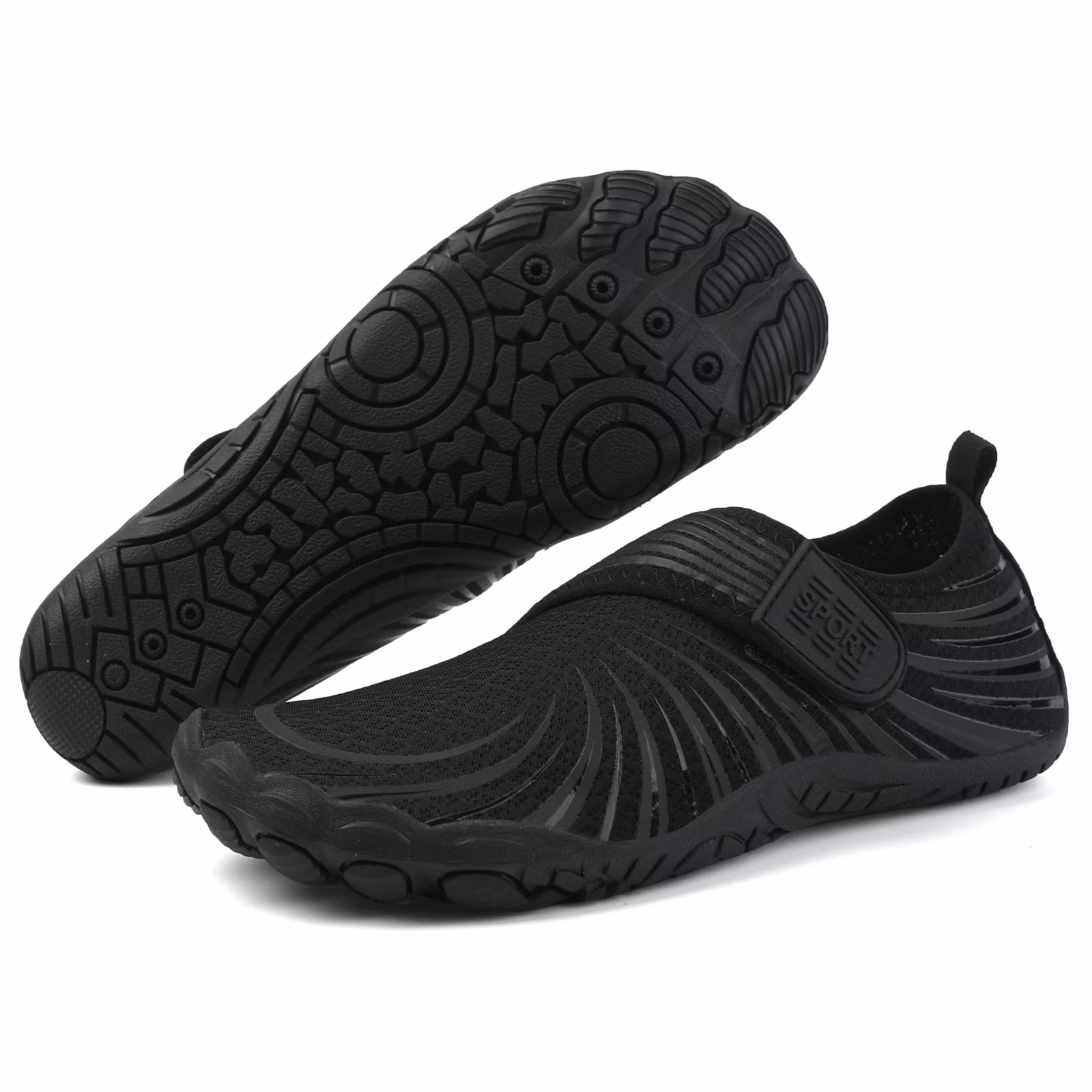 Barfußschuhe zum Baden im Winter (Schwarz)