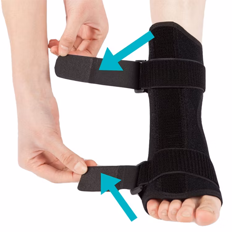 Fixierende Sprunggelenkbandage