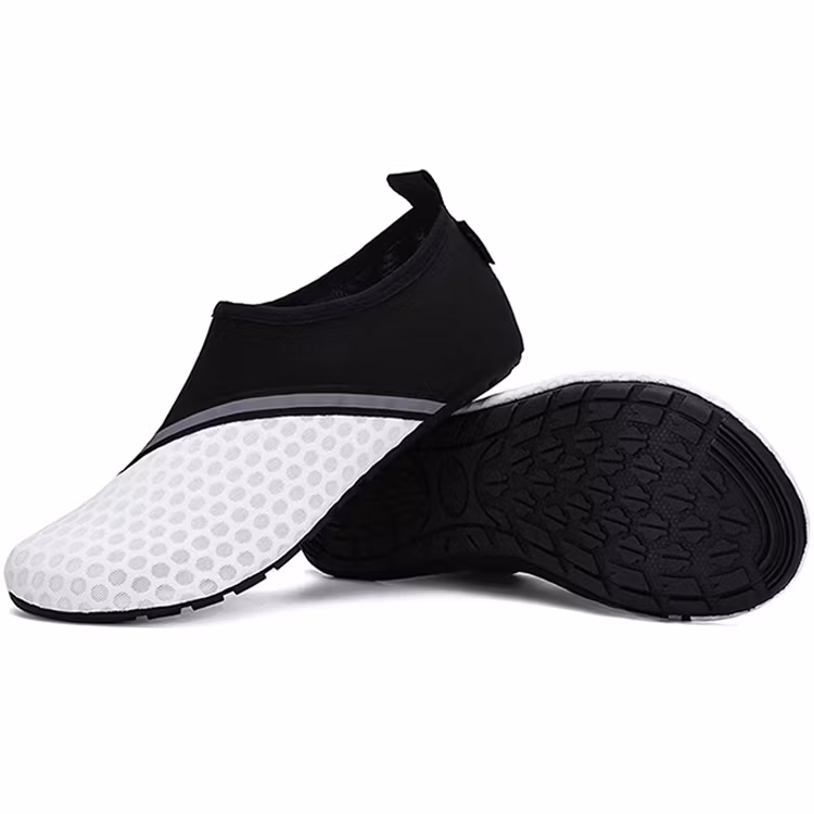 Badeschuhe active (Weiß/Schwarz)