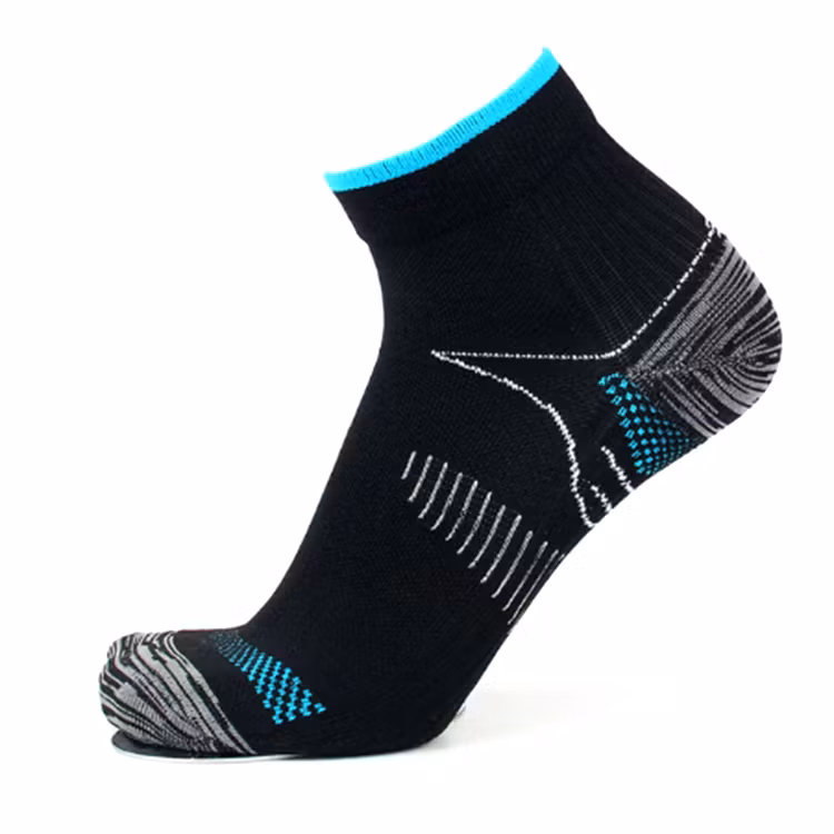Knöchelsocken mit Kompression (Schwarz)