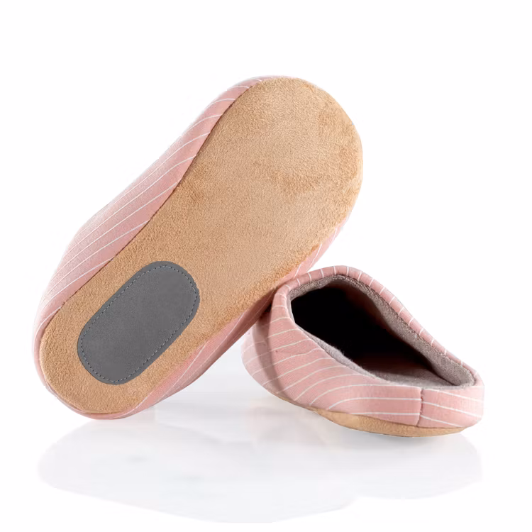 Gestreifte Pantoffeln (Rosa)