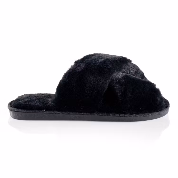Weiche Pantoffeln (Schwarz)