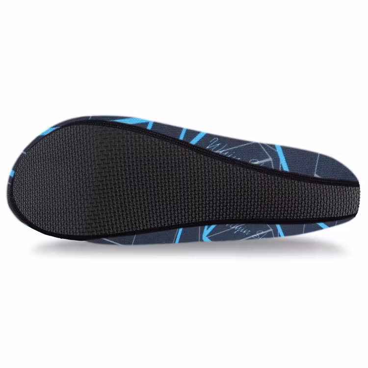 Badeschuhe (Schwarz & Blau)