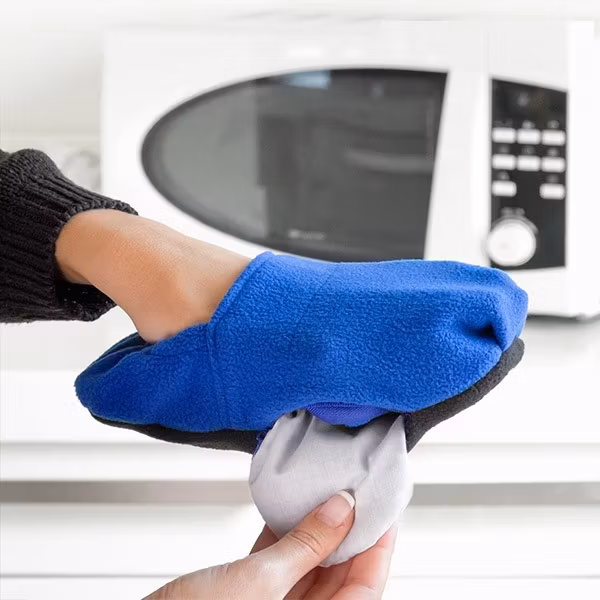 Warme Mikrowellenpantoffeln (Weizenschuhe)