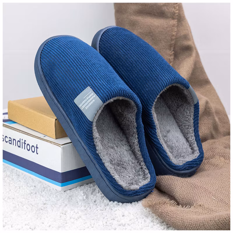 Warme Pantoffeln (Blau)