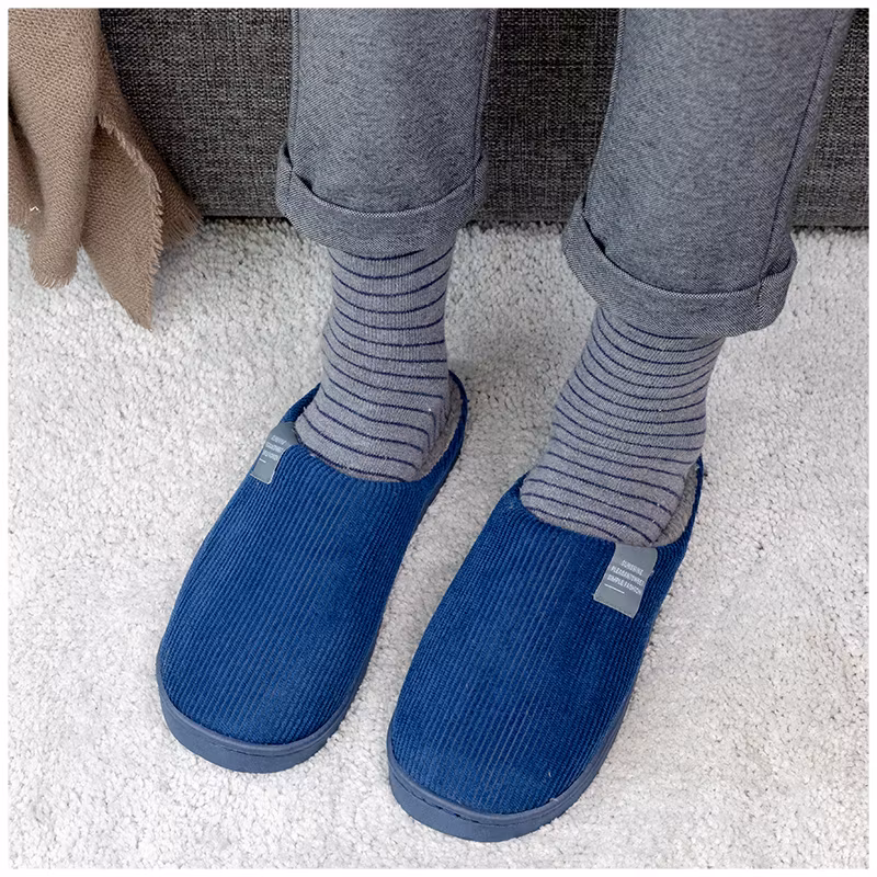 Warme Pantoffeln (Blau)