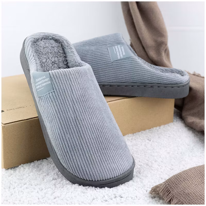 Warme Pantoffeln (Grau)