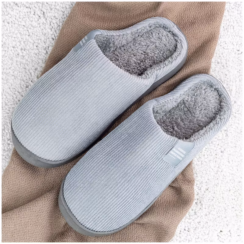Warme Pantoffeln (Grau)