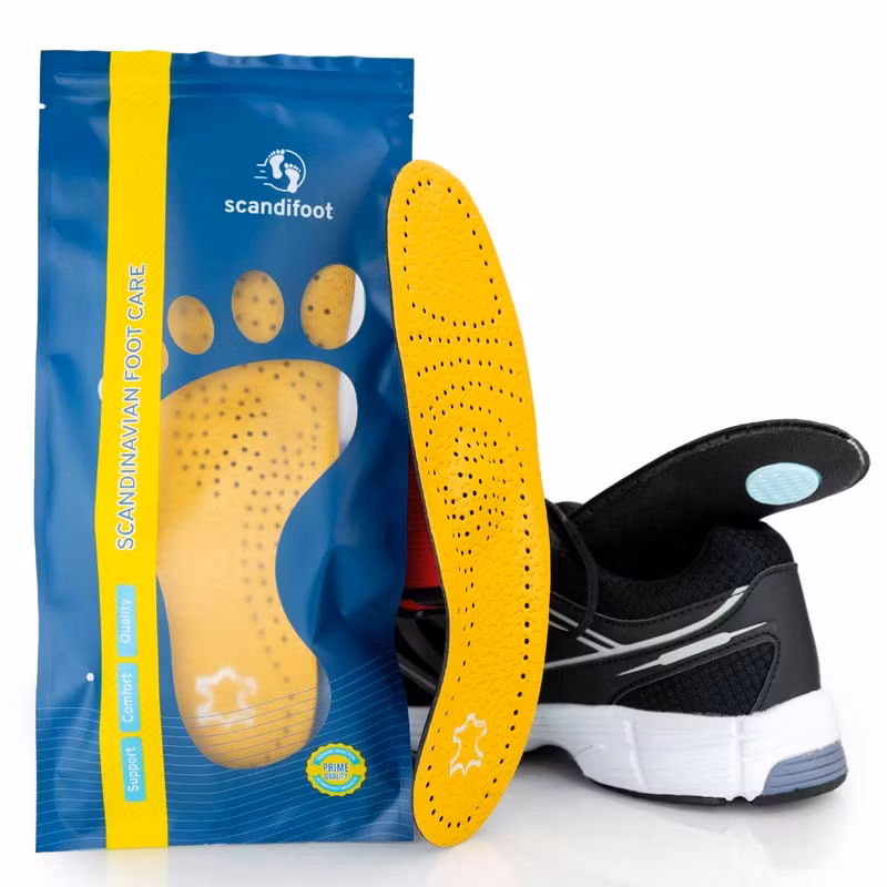Schuhsohle Ferse und Hohlfuß