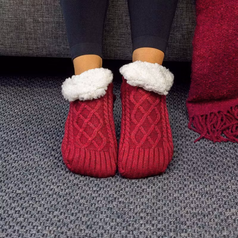 Pantoffelsocken (Rot)