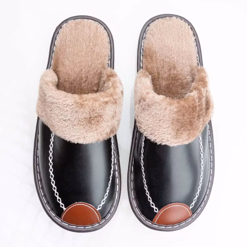 Warme Schuhe für Innenräume (Schwarz)