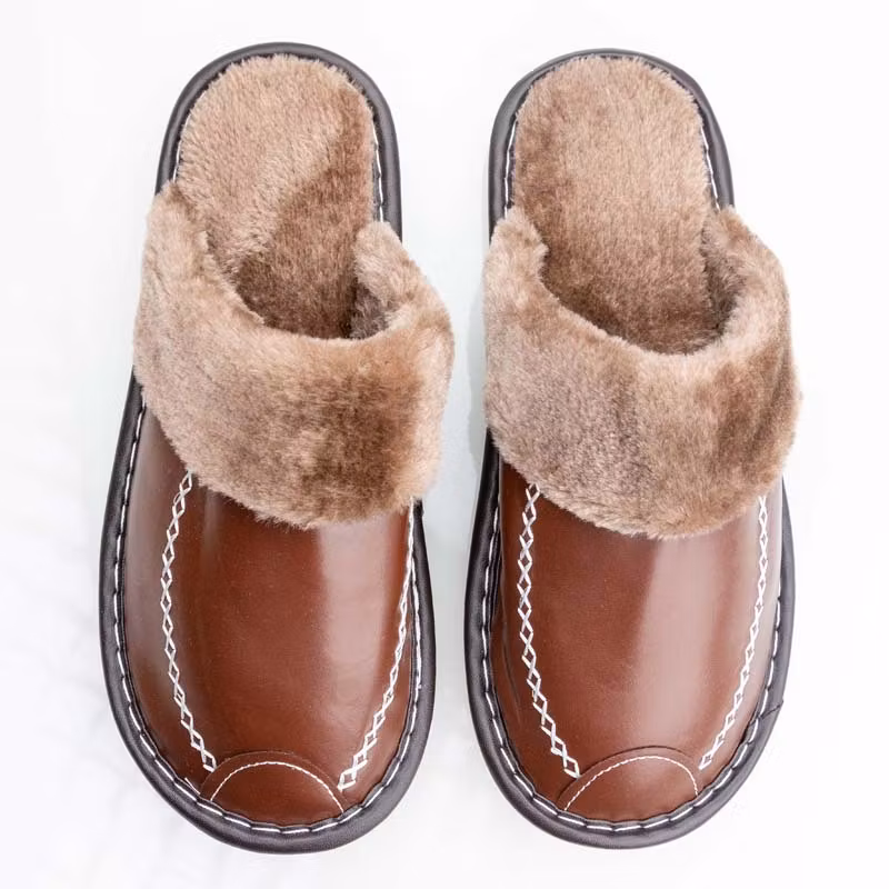 Warme Schuhe für Innenräume (Braun)