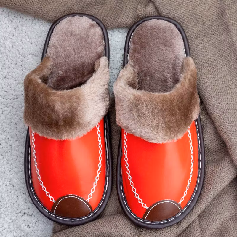 Warme Schuhe für Innenräume (Rot)