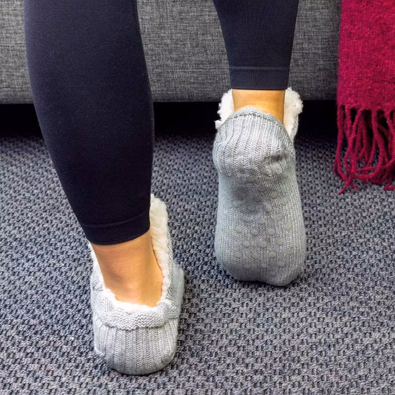 Pantoffelsocken (Grau)