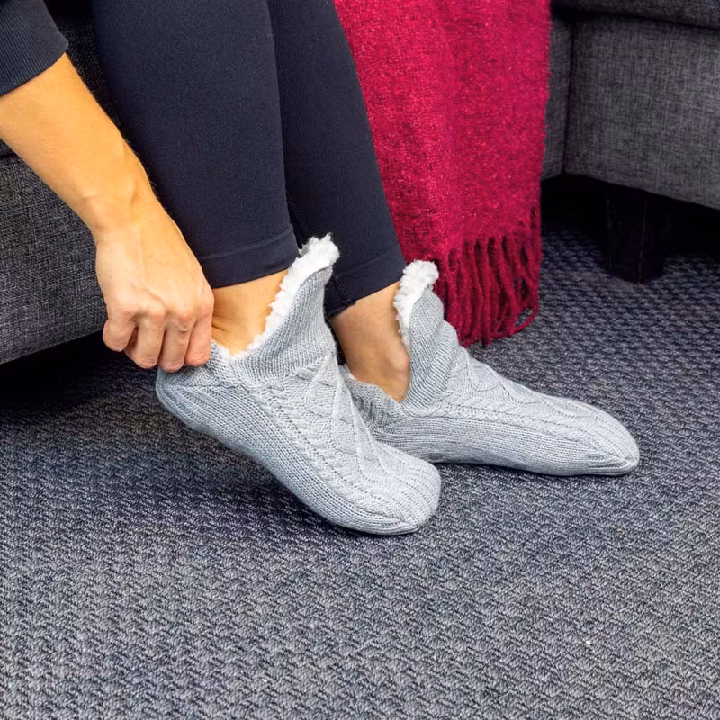 Pantoffelsocken (Grau)