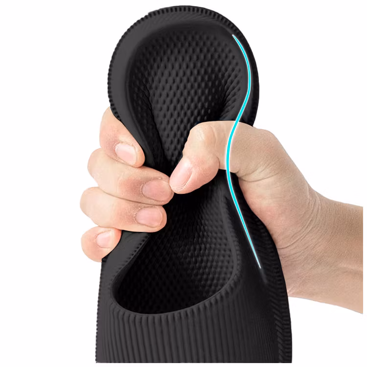 Fersenpantoffeln (Schwarz)